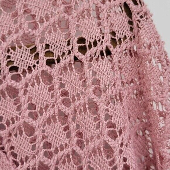 Free People Sweetest Thing Thermal Embroidered Top Women's Size Medium - Picture 11 of 12